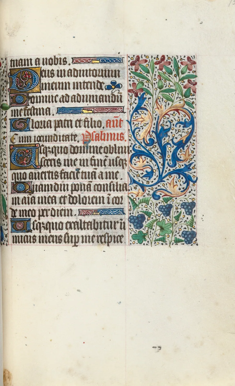 Book of Hours (Use of Rouen): fol. 75r by Master of the Geneva Latini