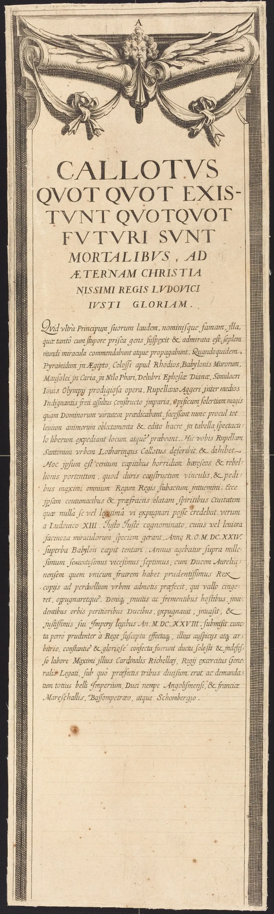 The Siege of La Rochelle [plate 8 of 16;  set comprises 1952.8.97-112] by French 17th Century