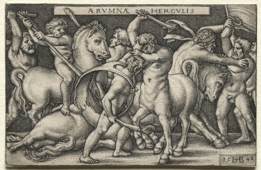 The Labors of Hercules by Hans Sebald Beham