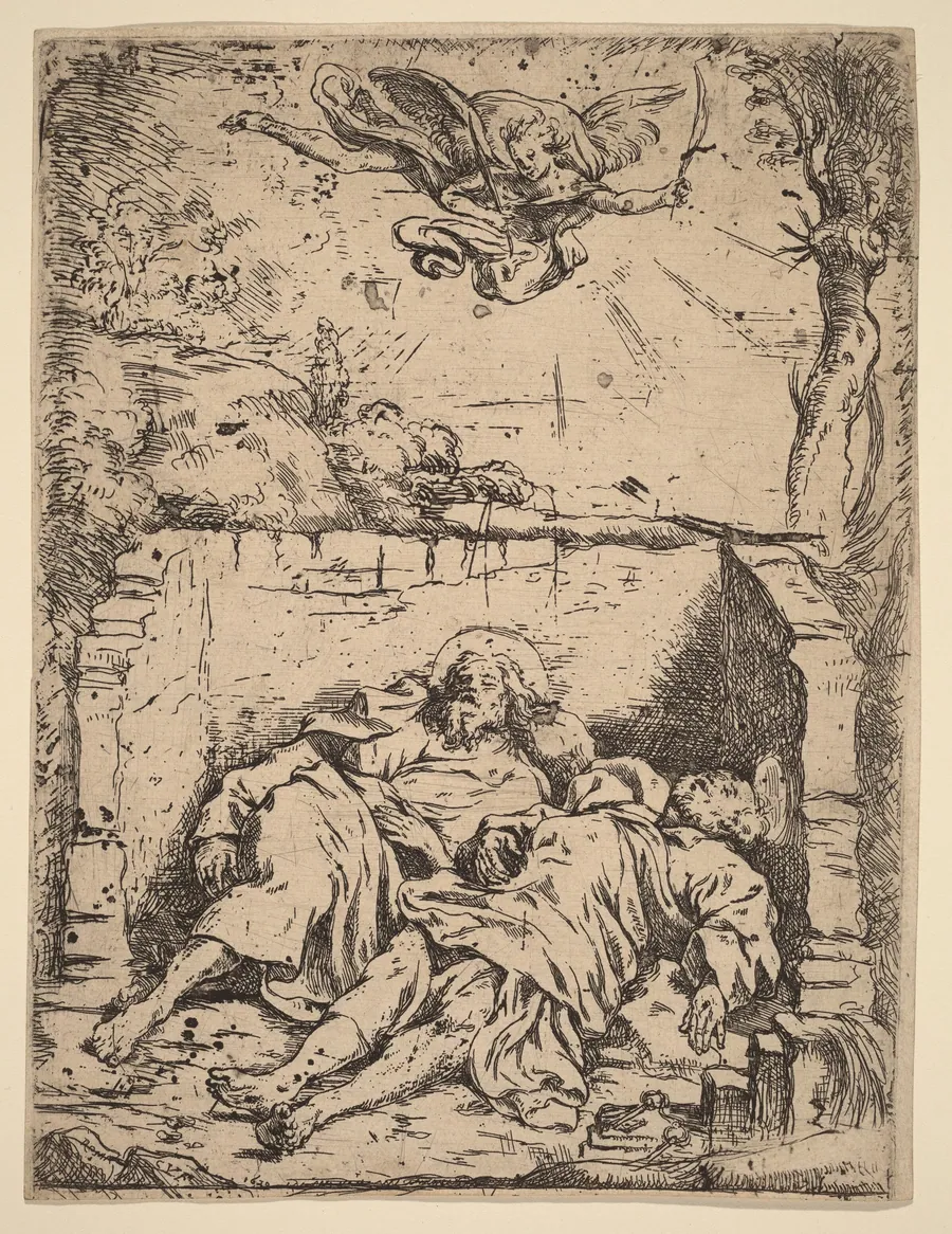 The Bodies of Saints Peter and Paul by Claude Vignon