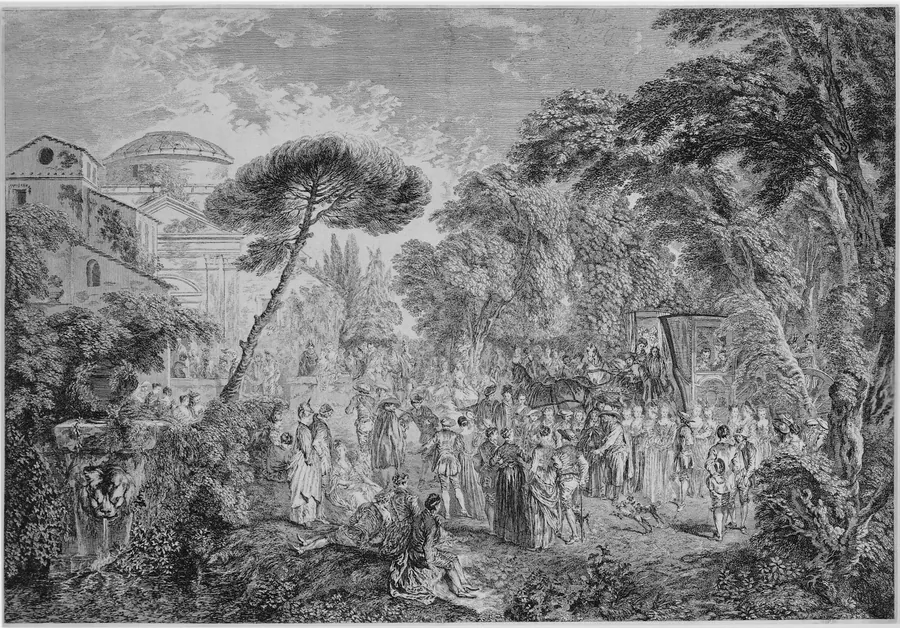 La Mariee de Village (The Village Bride) by Charles-Nicolas Cochin I