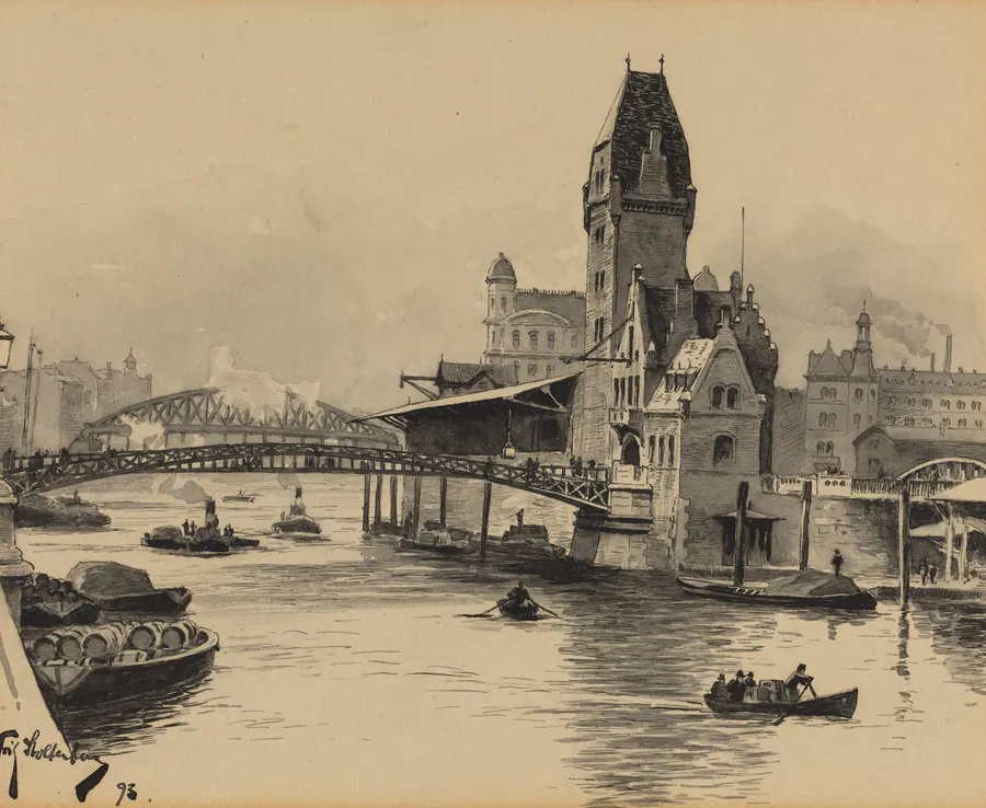 Zollkanal by Fritz Stoltenberg