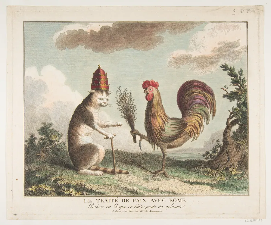 Le Traité de Paix avec Rome (The Peace Treaty with Rome) by Anonymous, French, 18th century