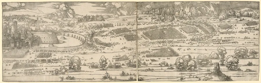 Siege of a Fortress by Albrecht Dürer