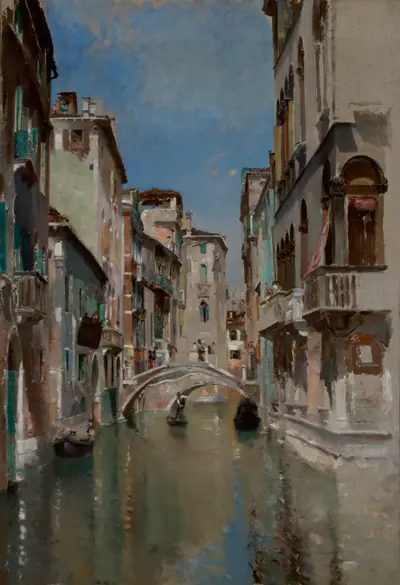 Canal in Venice, San Trovaso Quarter