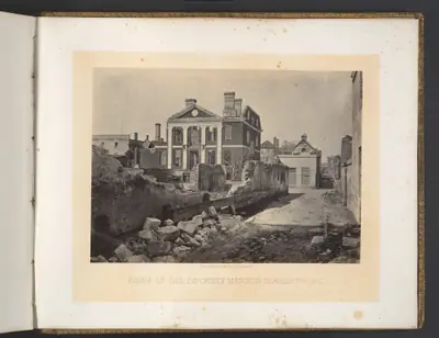 Ruins of the Pinckney Mansion, Charleston, South Carolina