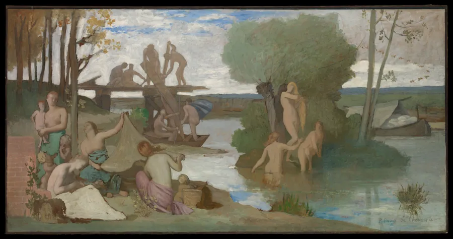 The River by Pierre Puvis de Chavannes