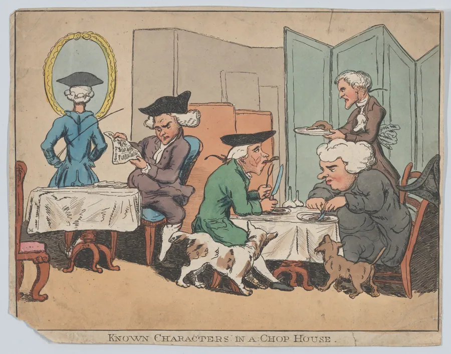 Known Characters in a Chop House by James Boswell