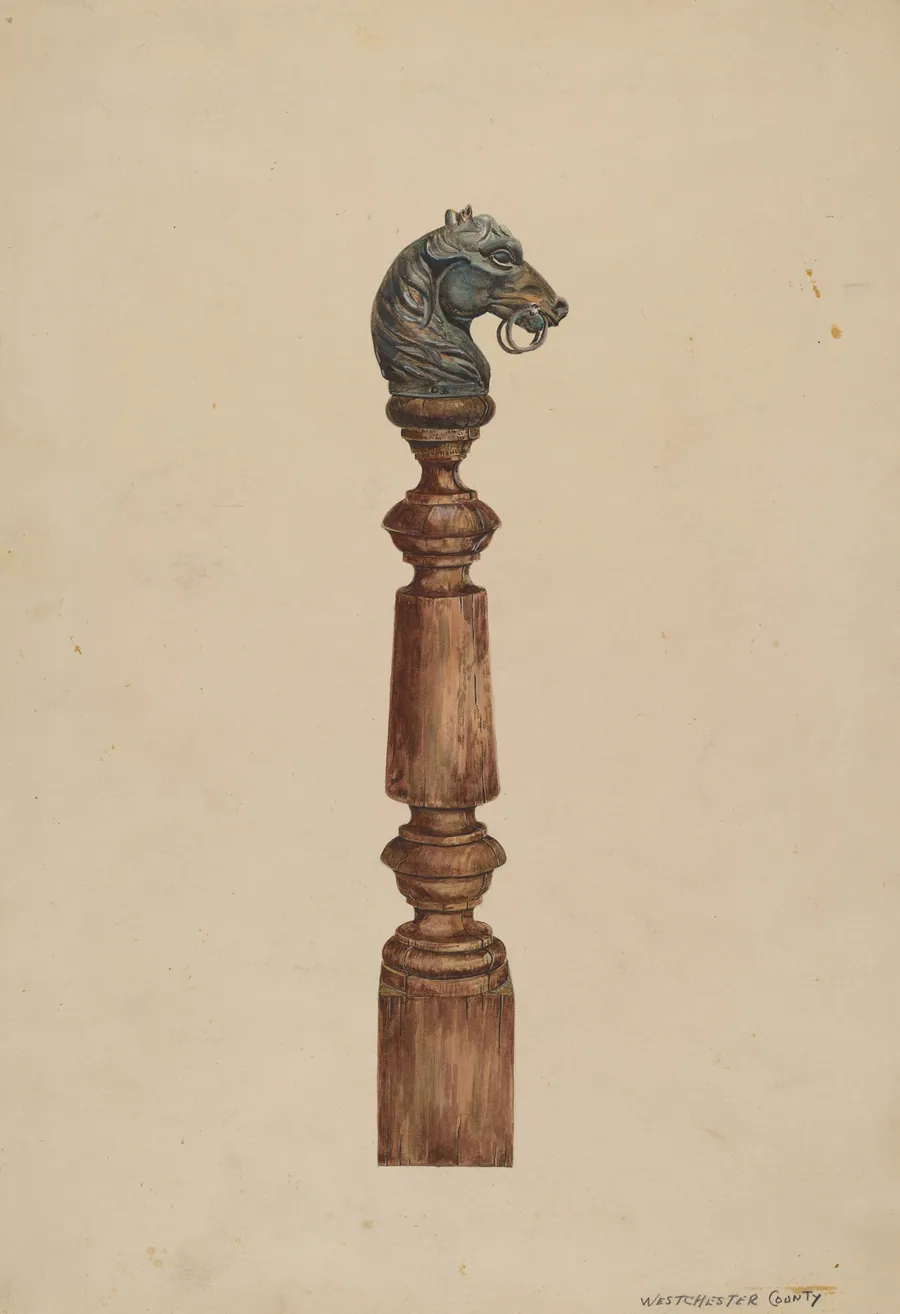 Hitching Post by Gladys Phillips
