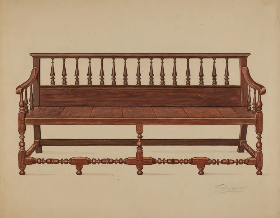 Settee by Frank Wenger