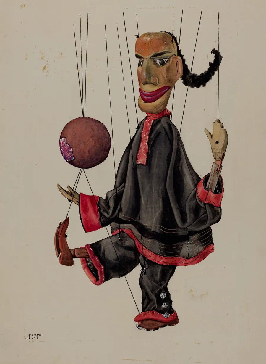 Juggling Marionette by Elmer Weise