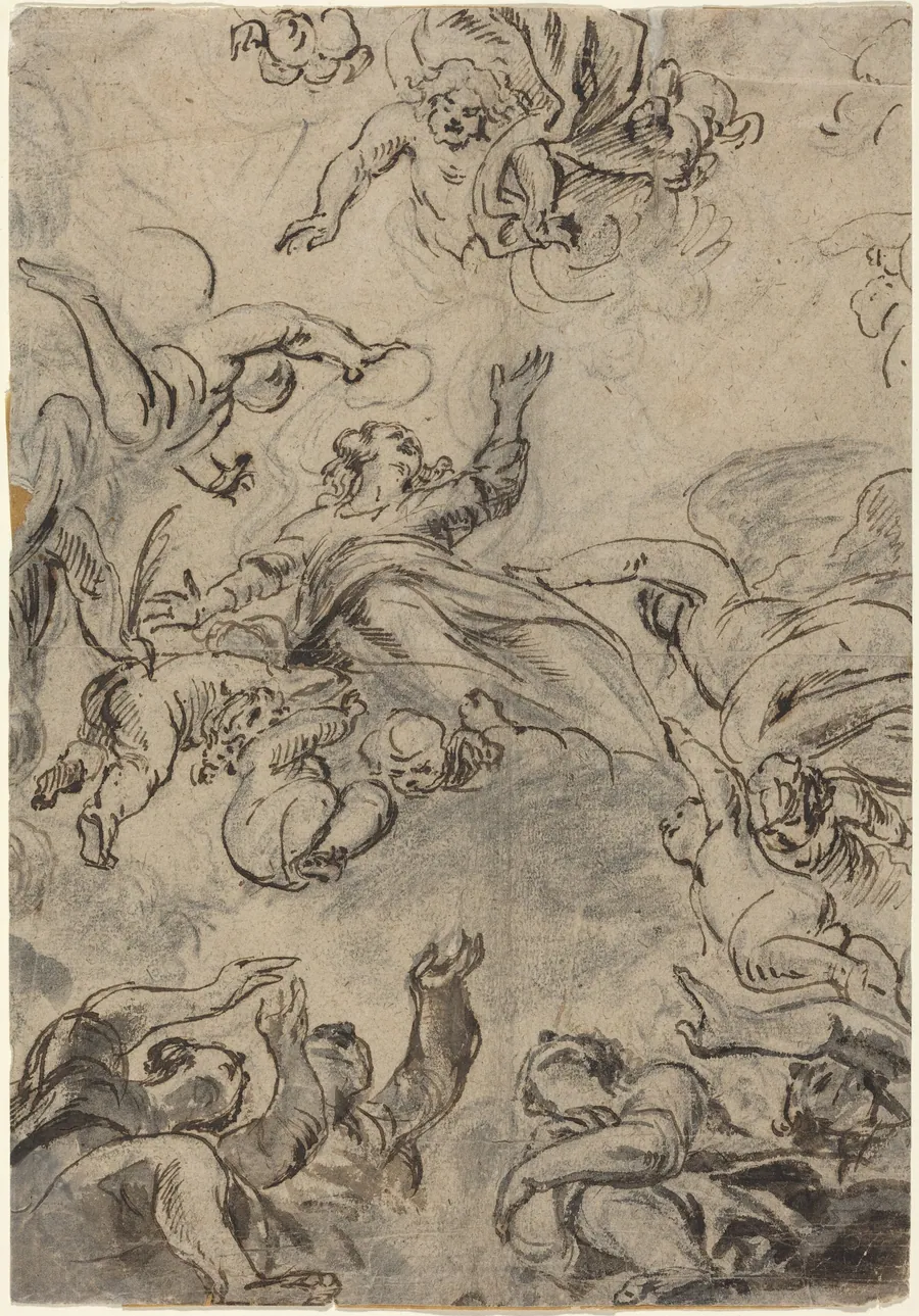 The Assumption of the Virgin by Netherlandish 17th Century