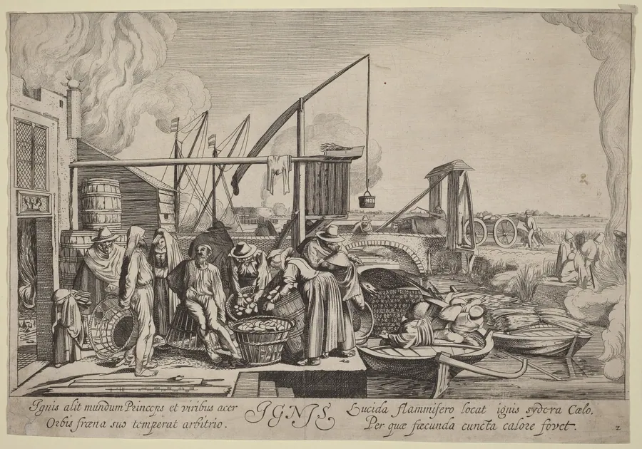 Ignis (Fire) by Jan van de Velde II