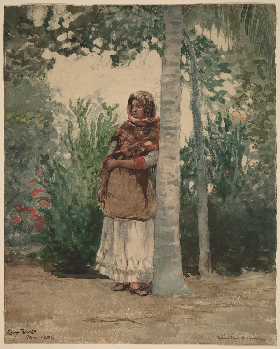 Under a Palm Tree by Winslow Homer