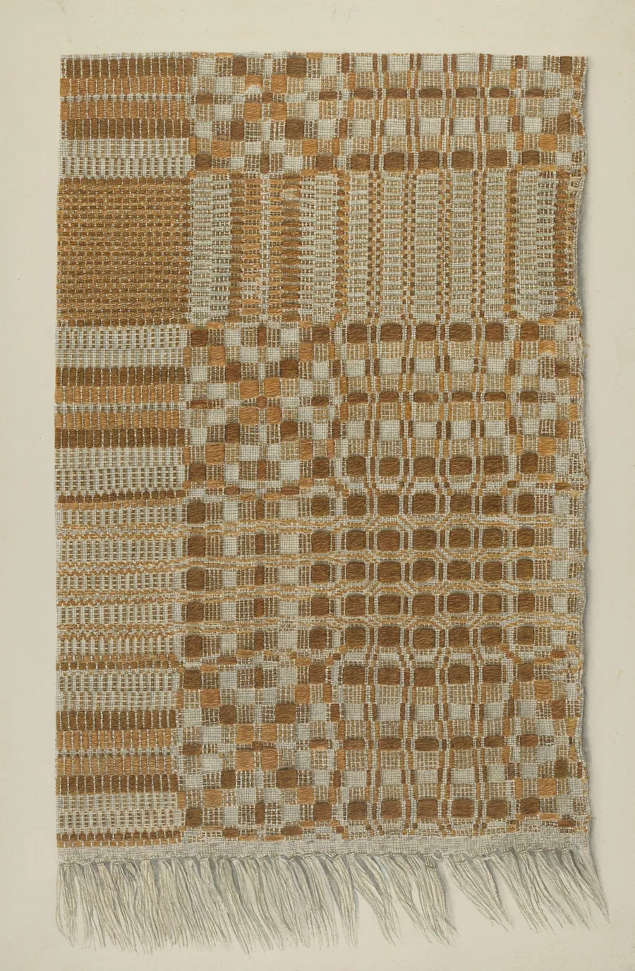 Woven Coverlet by Lucille Lacoursiere