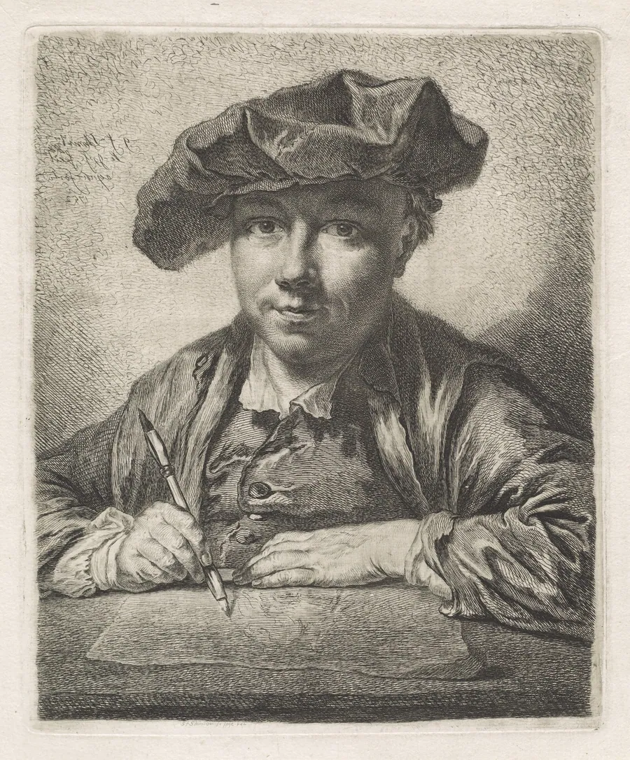 Self-Portrait by Georg Friedrich Schmidt