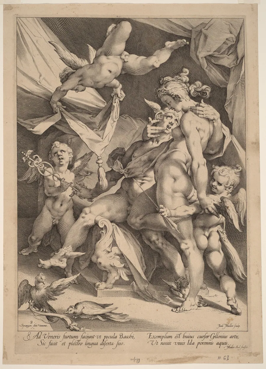 Venus and Mercury by Jan Muller
