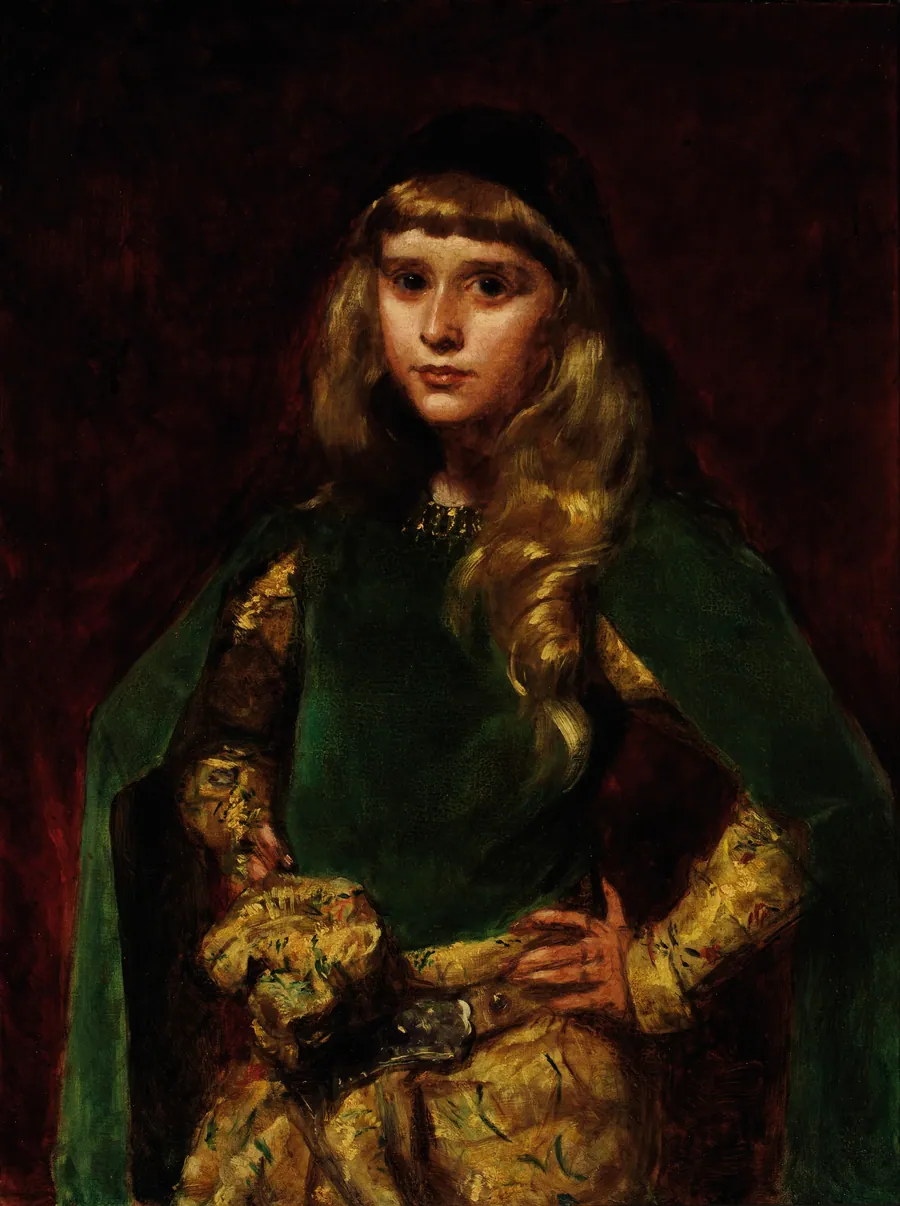 Natalie at Ten by Emile Auguste Carolus-Duran, French, born Lille, France 1838-died Paris, France 1917