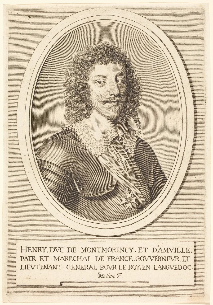 Henri II, Duke of Montmorency by Claude Mellan
