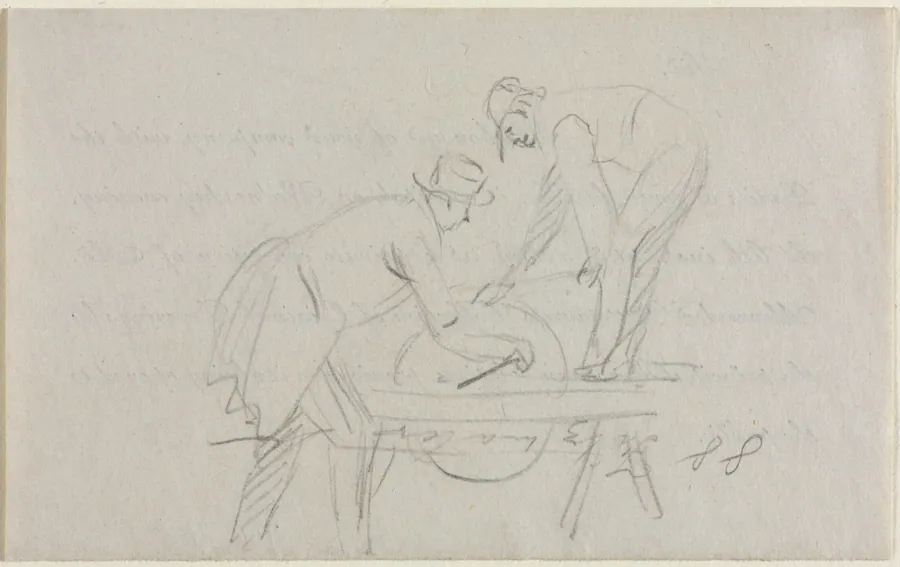 Grinding the Axe by William Sidney Mount