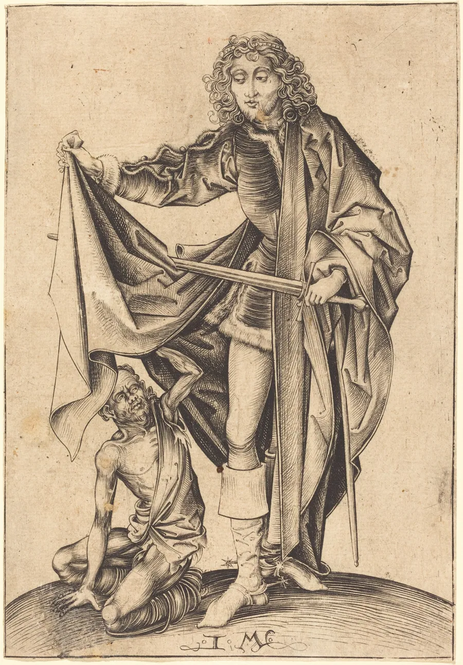 Saint Martin by Israhel van Meckenem