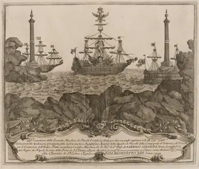 The Seconda Macchina for the Chinea of 1729: The Ships of the Ostend Company and Trieste Company at the Pillars of Hercules