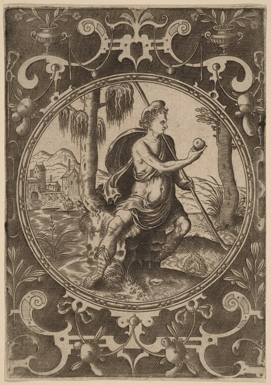 Paris with the Apple by Netherlandish 16th Century