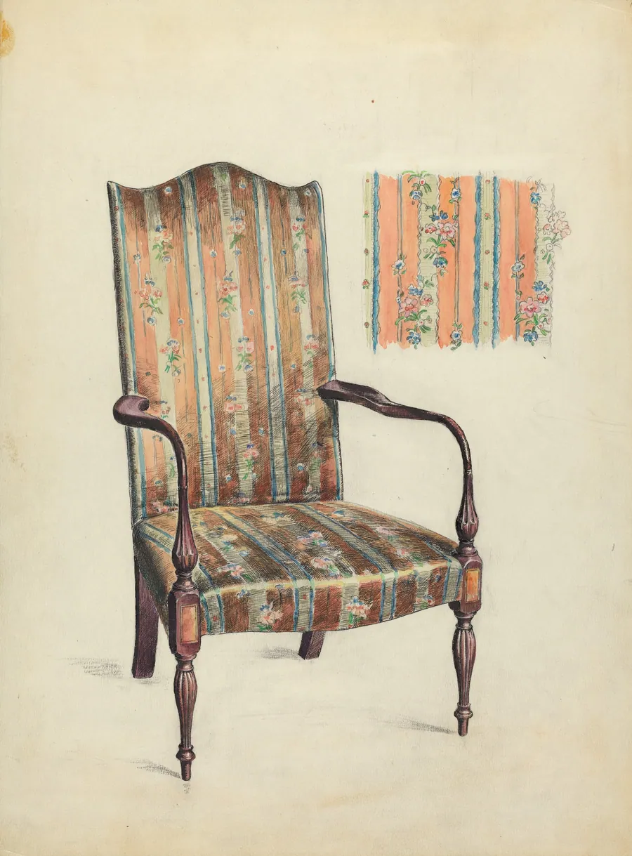 Hepplewhite Arm Chair by Elizabeth Curtis