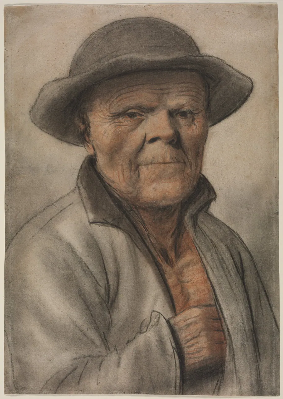 Portrait of an Old Man by Nicolas Lagneau