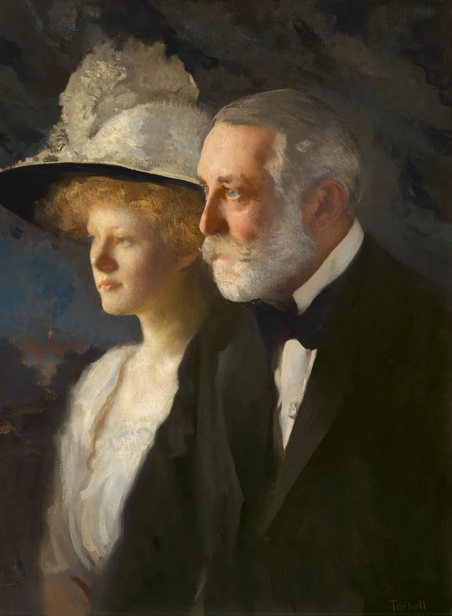 Henry Clay and Helen Frick by Edmund Charles Tarbell, 26 Apr 1862 - 1 Aug 1938