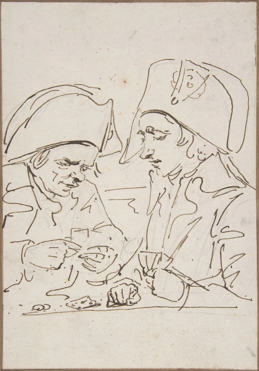 Replacements in the Parisian Guard Playing Cards in 1795 by baron Dominique Vivant Denon