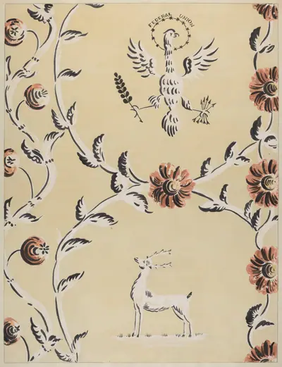 Free Hand Decorated Wall