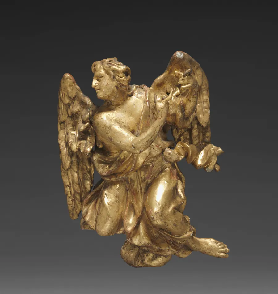 Altarpiece with Relics - Angel, lower right by Joseph Matthias Götz
