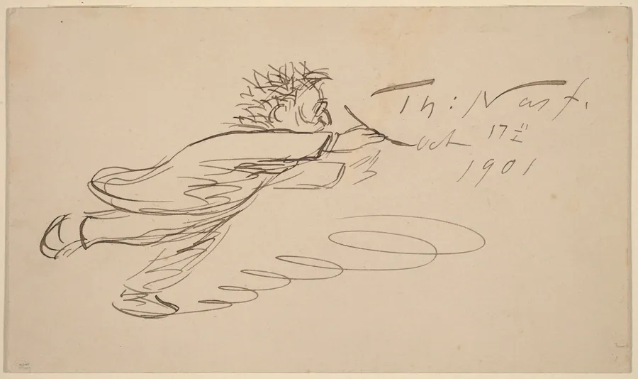 Signature, "TH. Nast, Oct. 17, 1901" by Thomas Nast