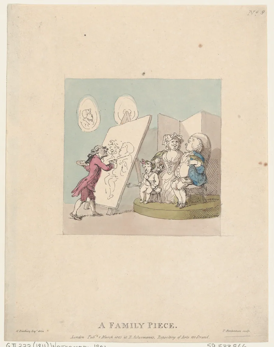 A Family Piece by Henry William Bunbury