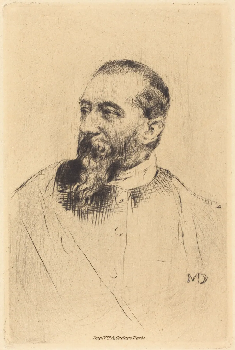 Alphonse Karr by Marcellin-Gilbert Desboutin