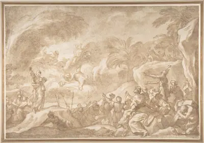Moses and the Chosen People Behold the Drowning of the Egyptian Army in the Red Sea