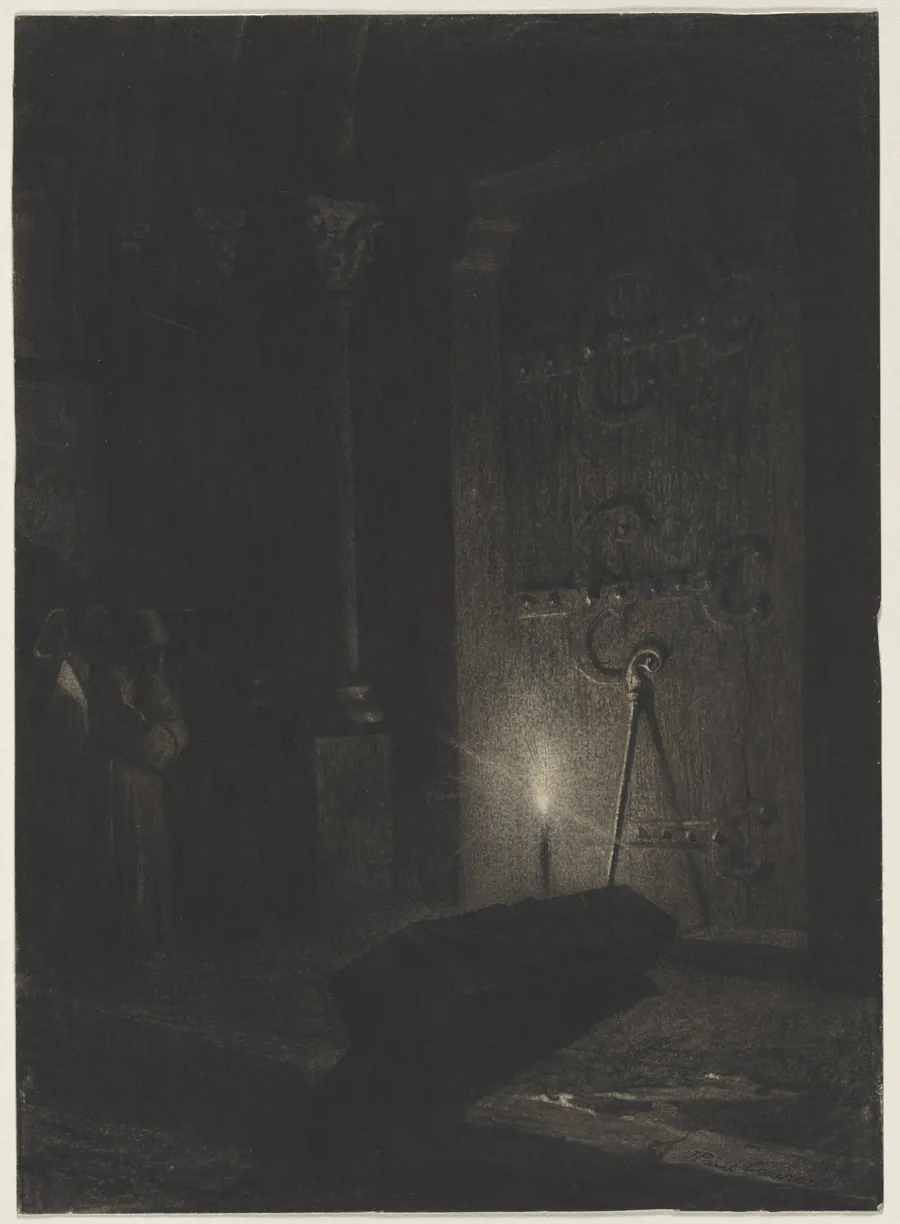 A Funeral by Jean-Paul Laurens