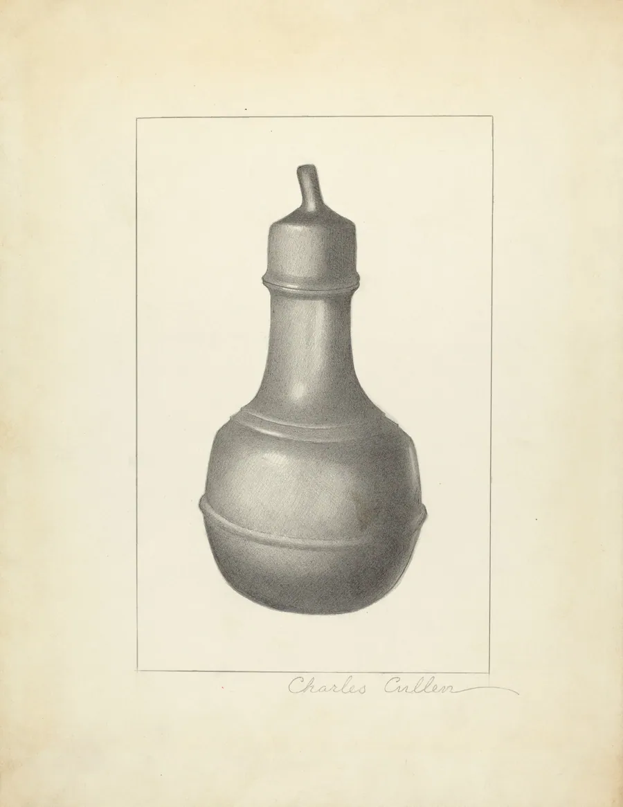 Pewter Nursing Bottle by Charles Cullen