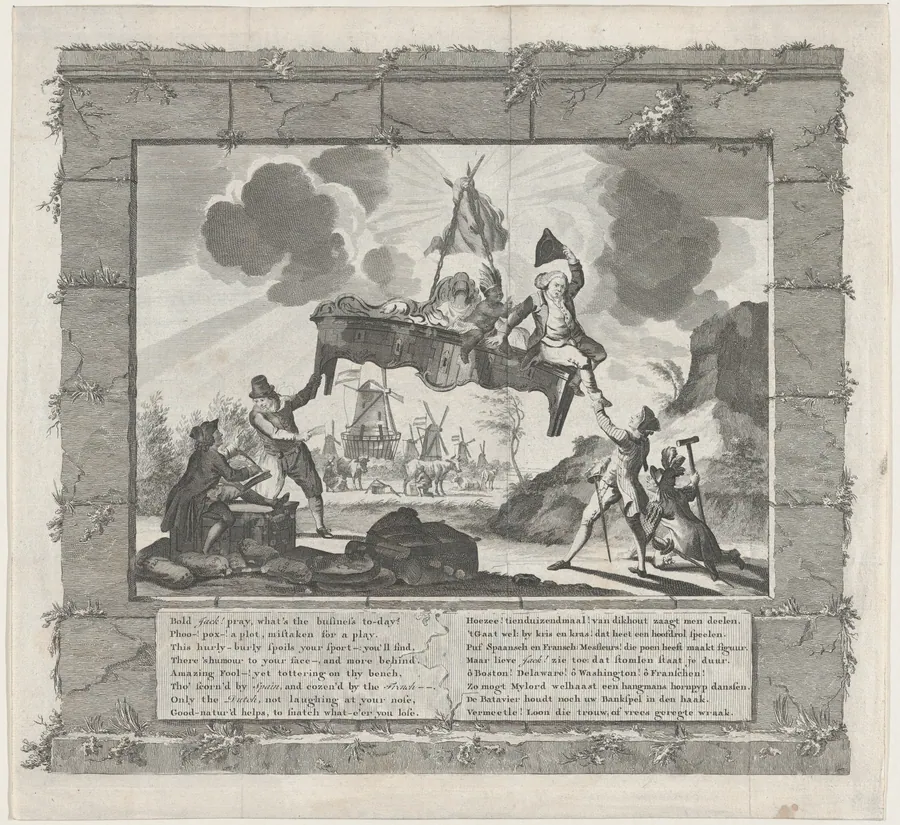 Het Tegenwoordig Veward Europa [Europe in Her Present Disordered State] by Anonymous, Dutch, 18th century