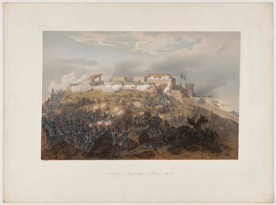 Storming of Chapultepec—Pillow's Attack by Adolphe-Jean-Baptiste Bayot