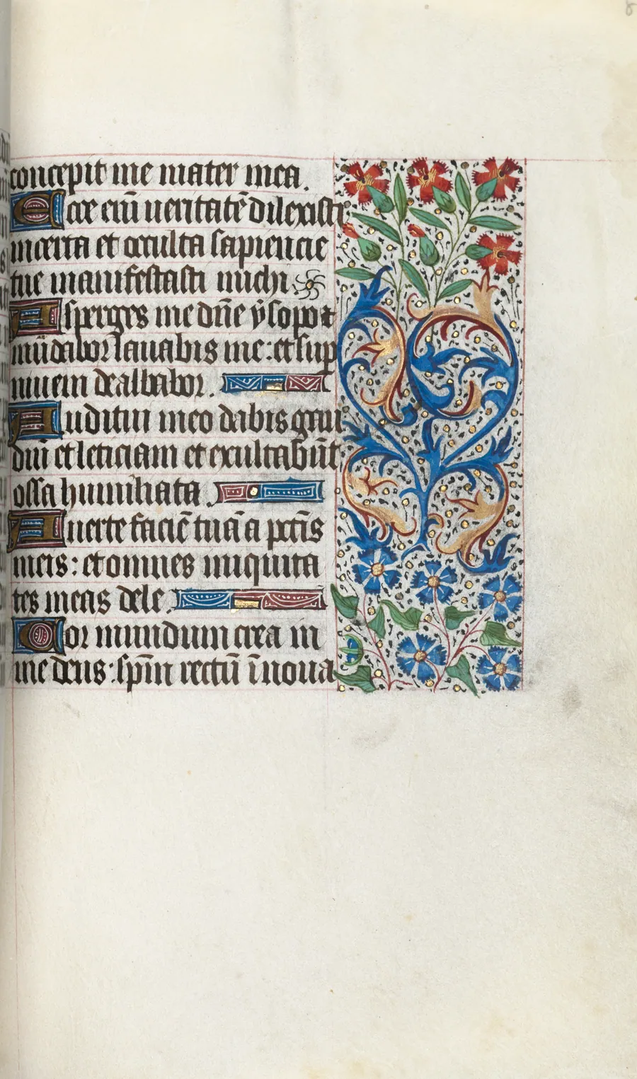 Book of Hours (Use of Rouen): fol. 86r by Master of the Geneva Latini