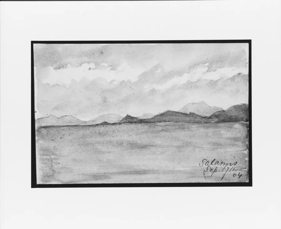 Salamis (from Sketchbook) by Mary Newbold Sargent
