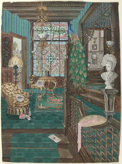 Second Floor Stair Landing and Hall