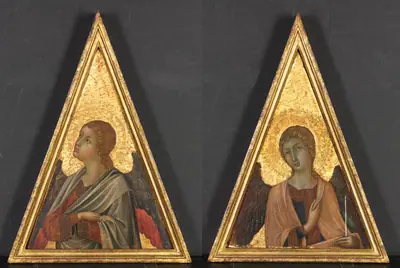 Pinnacle with Angel (pair)