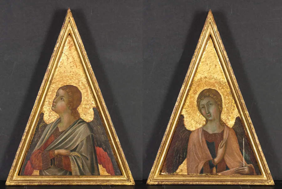 Pinnacle with Angel (pair) by Niccolò di Segna