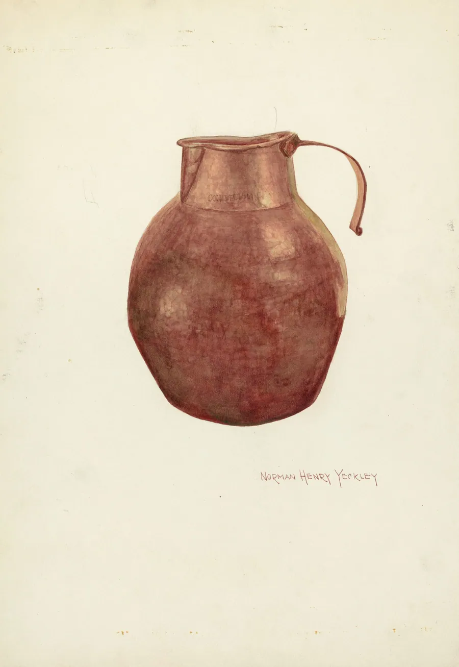 Copper Pitcher by N.H. Yeckley
