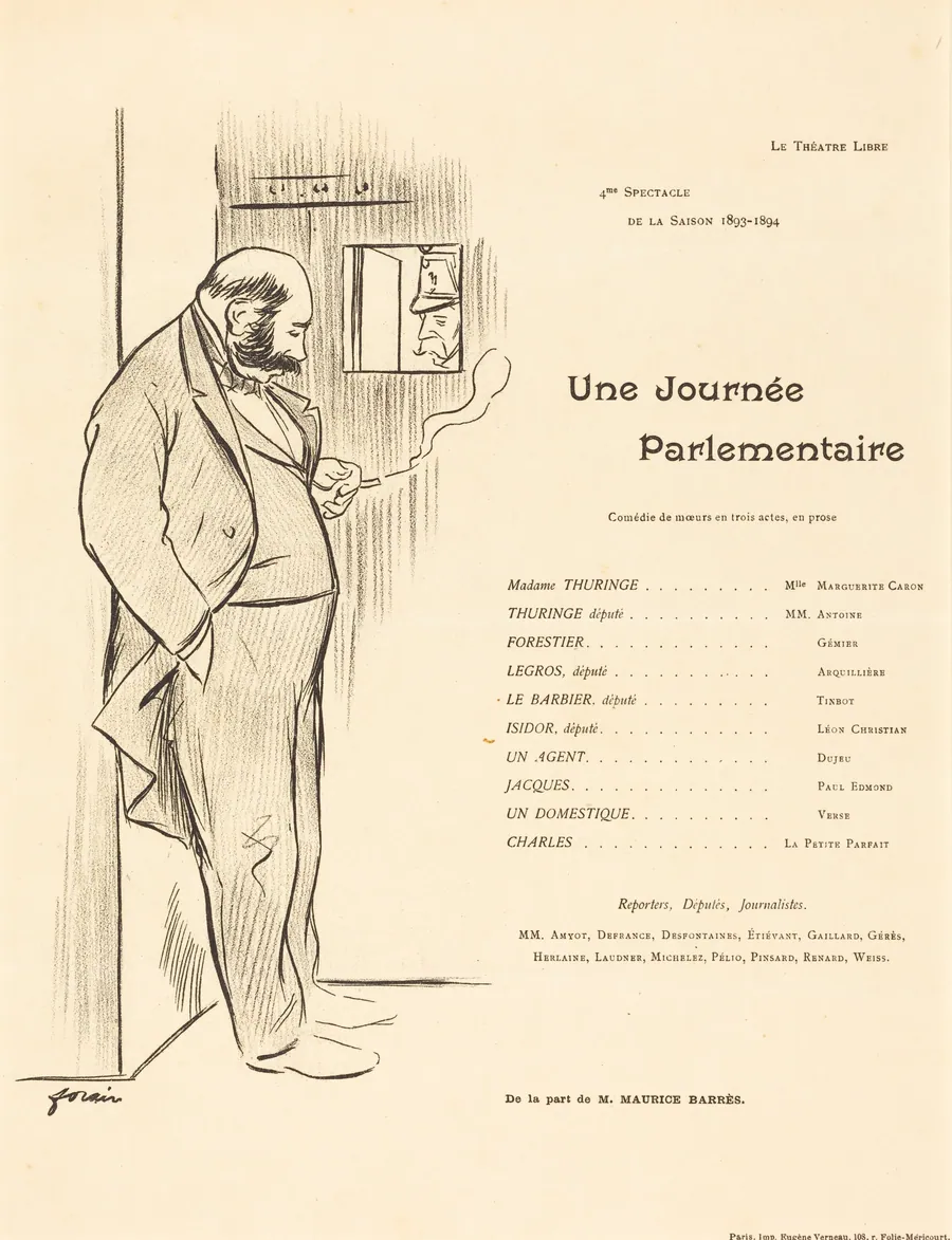 Une Journée parlementaire by Jean-Louis Forain