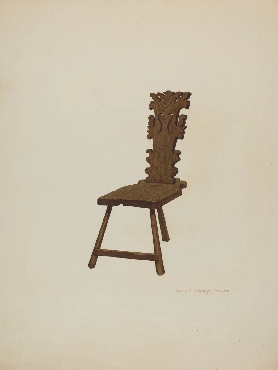 Three Legged Chair by Francis Jennings