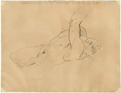 Falling Male Nude [verso]
